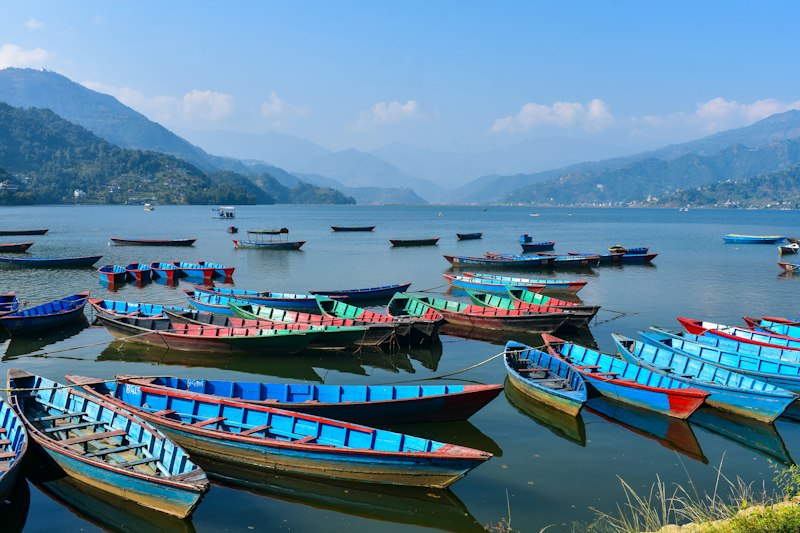 Phewa Lake Boats & Pokhara
